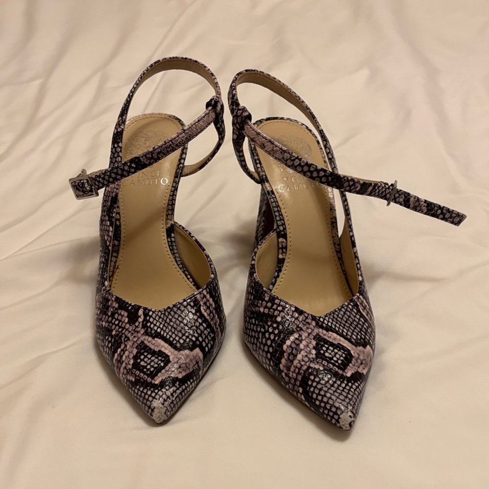 Vince Camuto Snakeskin Heels